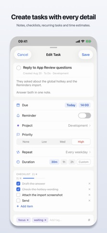 Galka: Tasks & Projects Screenshot 2 of 5