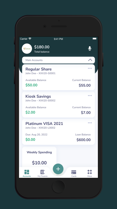 Ellafi Federal Credit Union Screenshot
