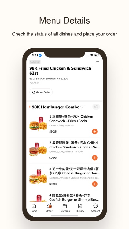 98k Fried Chicken & Sandwich