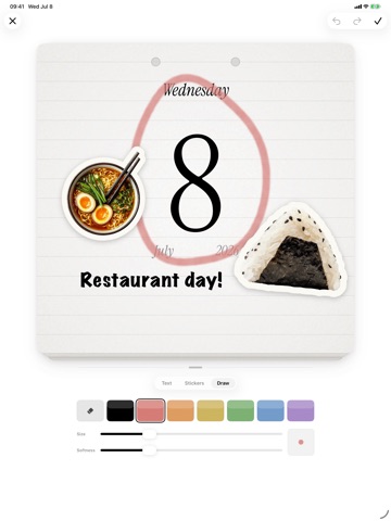 Hibi Calendar: Daily Journal iPad screenshot