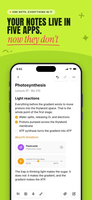 Grape: AI Notes screenshot 2