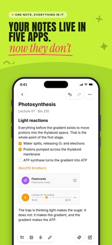 Grape: AI Notes Screenshot 2 of 10