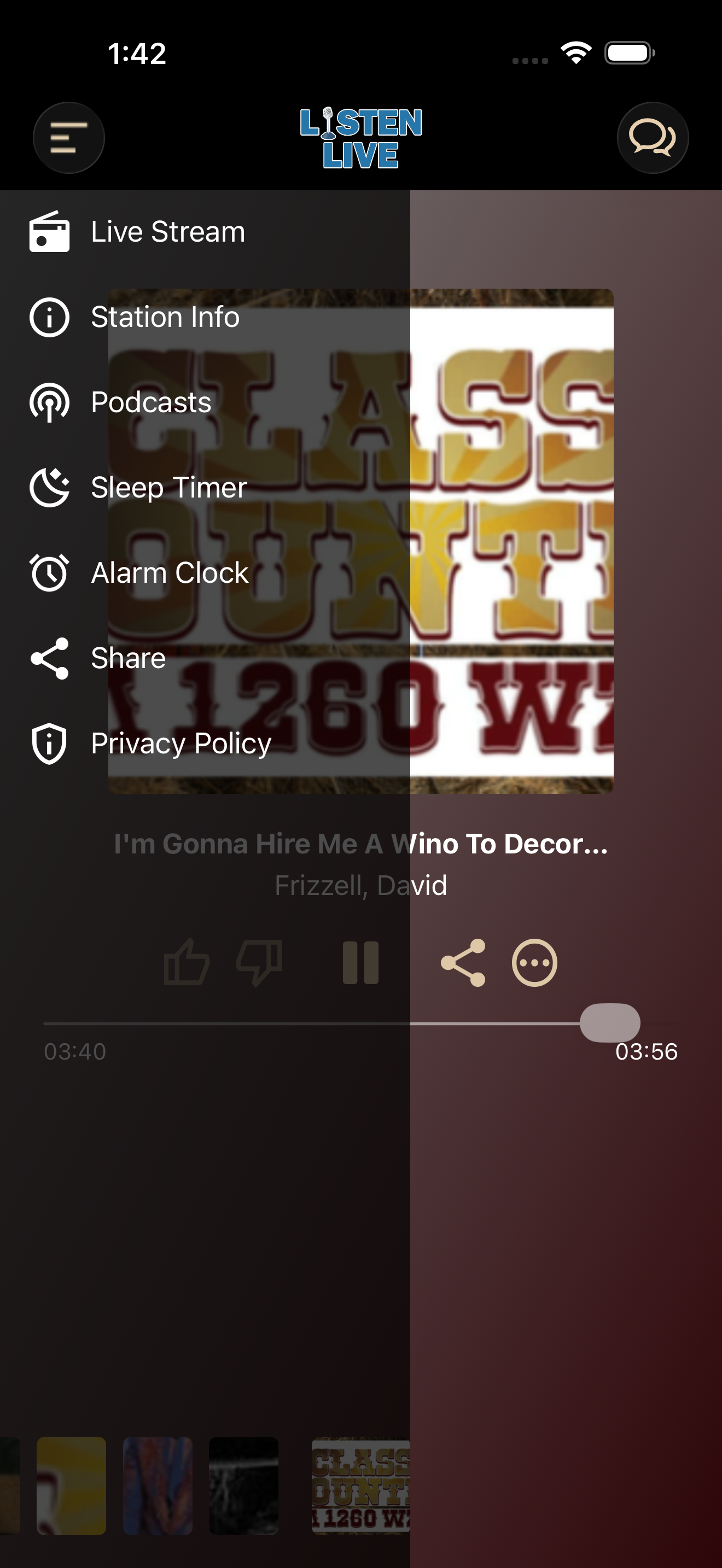 Classic Country WZBO screenshot 4