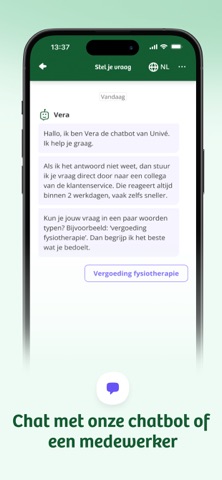Univé Zorg screenshot