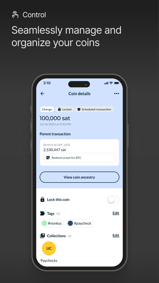 #6. Nunchuk Bitcoin Wallet (iOS) 由: Nunchuk