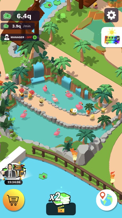 Idle Zoo Tycoon 3D screenshot-3