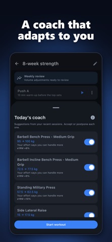 GiFit: Calorie Counter Gym Log iPhone screenshot