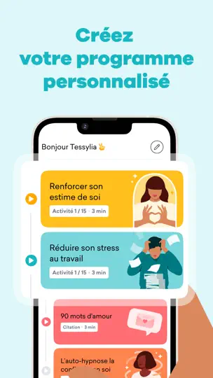 Capture d'écran de MindDay: Thérapie Et Bien-être sur iPhone 4