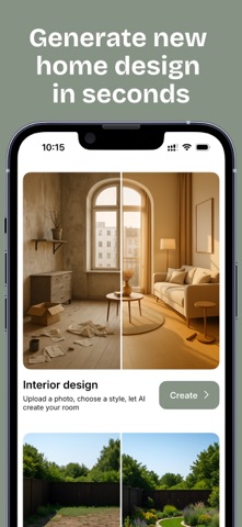 Decorista - AI Home interior iPhone screenshot