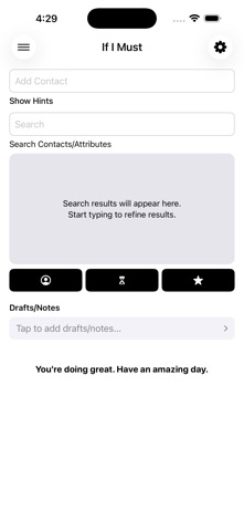 If I Must iPhone screenshot