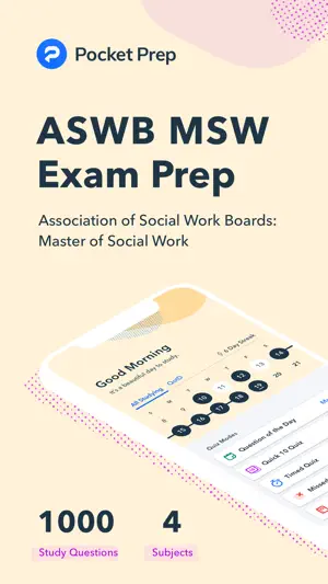 Pocket Prep MSW 2026 screenshot 1