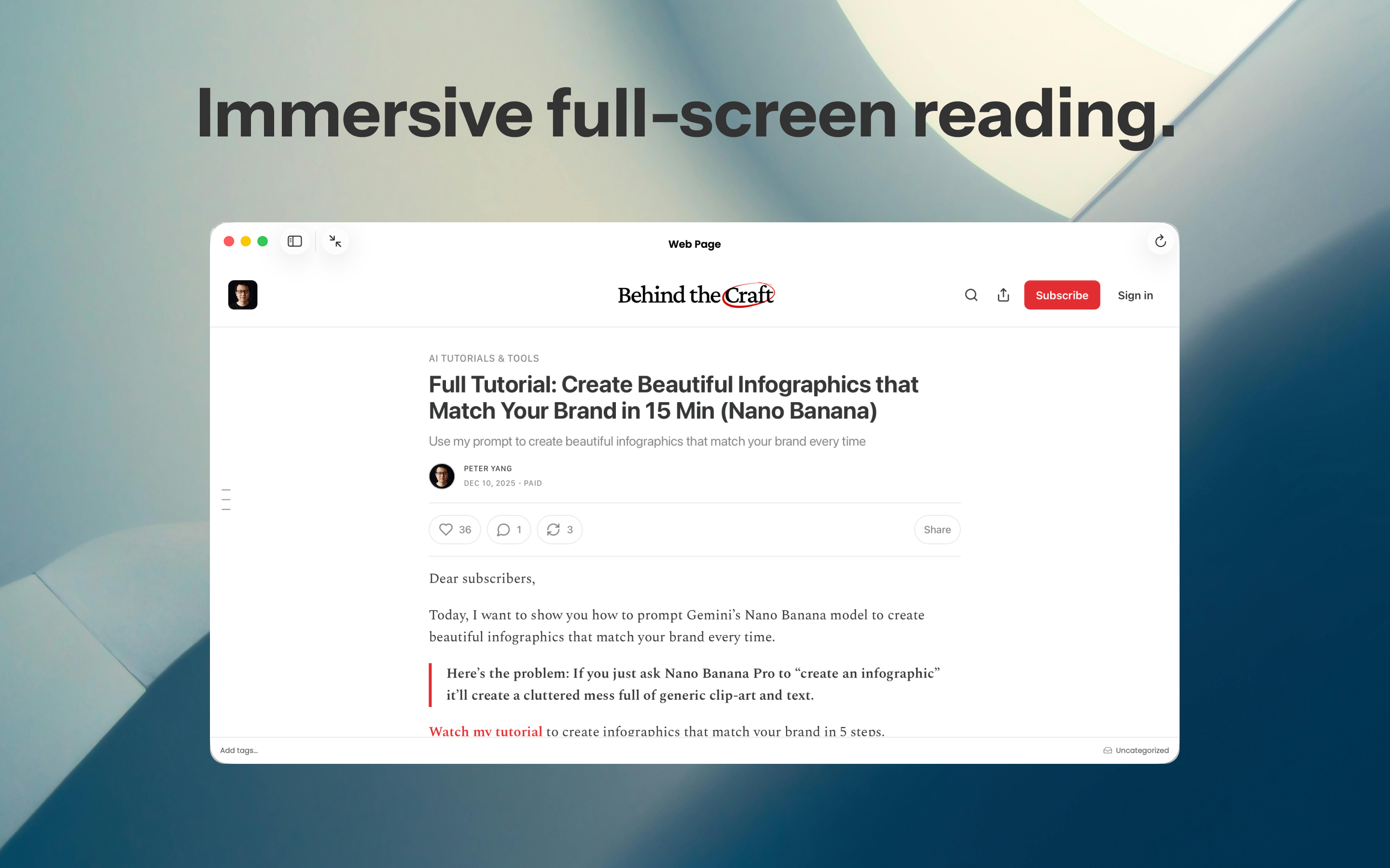 CollectAll: Save & Read Later