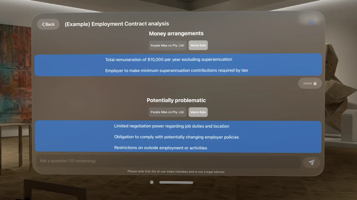 AI Lawyer: legal documents screenshot 4