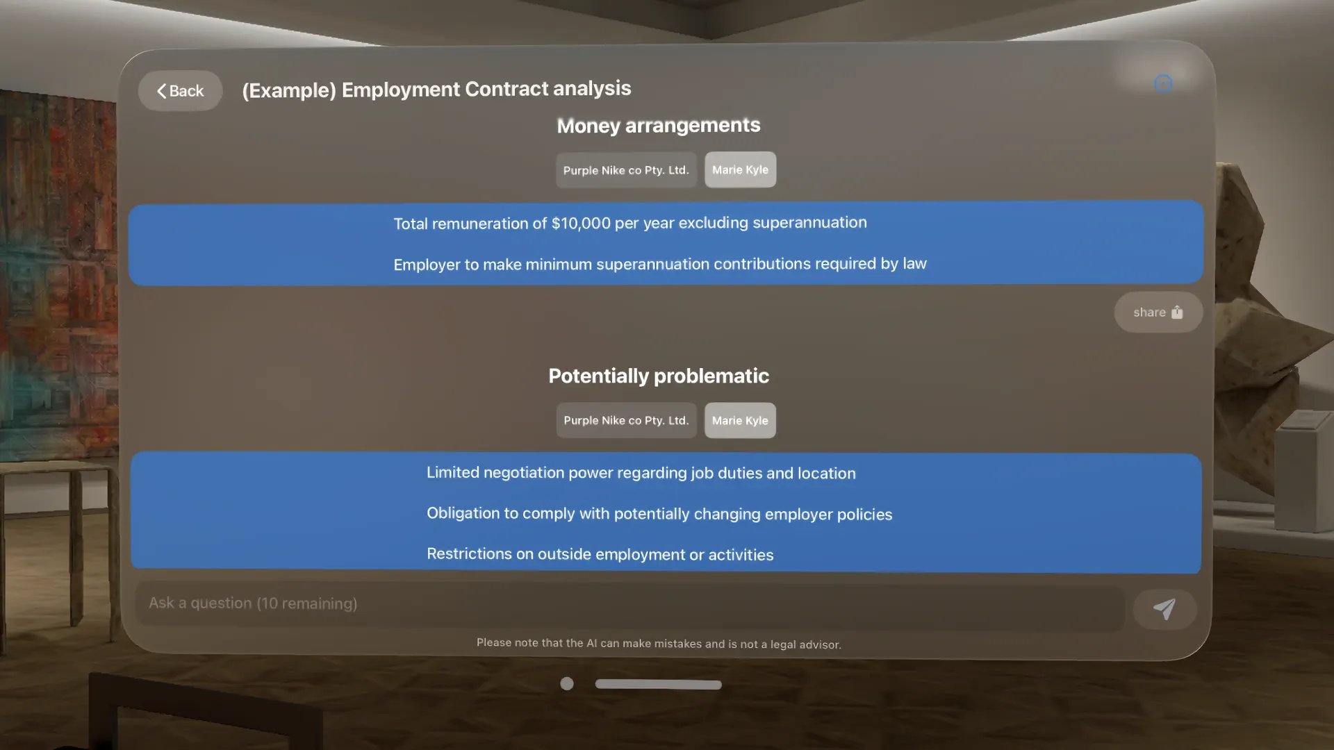 AI Lawyer: legal documents screenshot 4