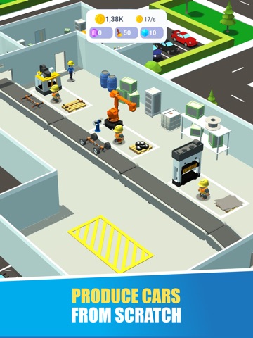 Car Factory Tycoon: Idle Game iPad screenshot