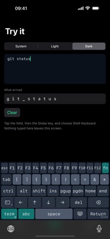 Shell Keyboard app screenshot 2