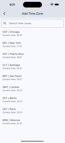 Global Time Zone Converter Screenshot 1 of 3