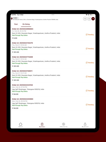 Willcart iPad screenshot