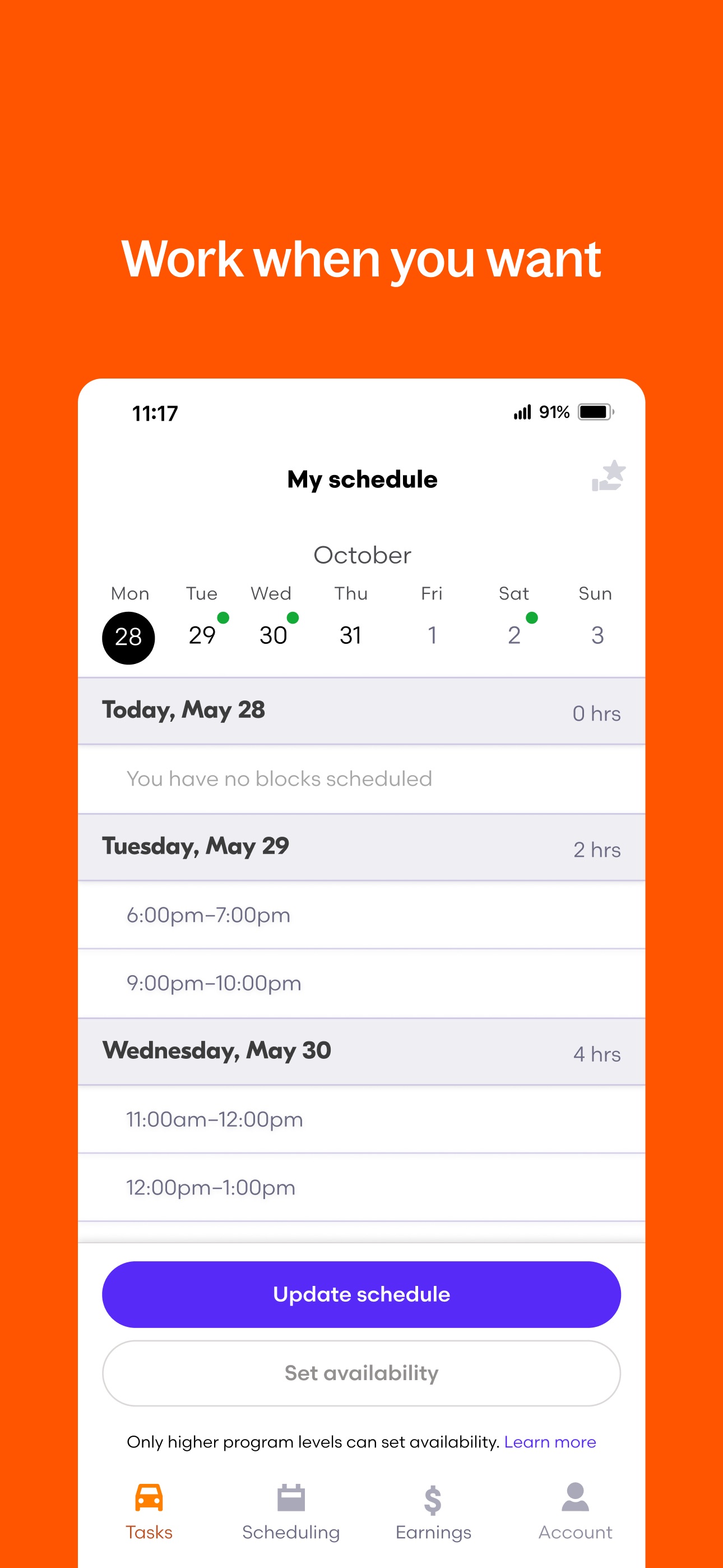 Grubhub for Drivers screenshot 2