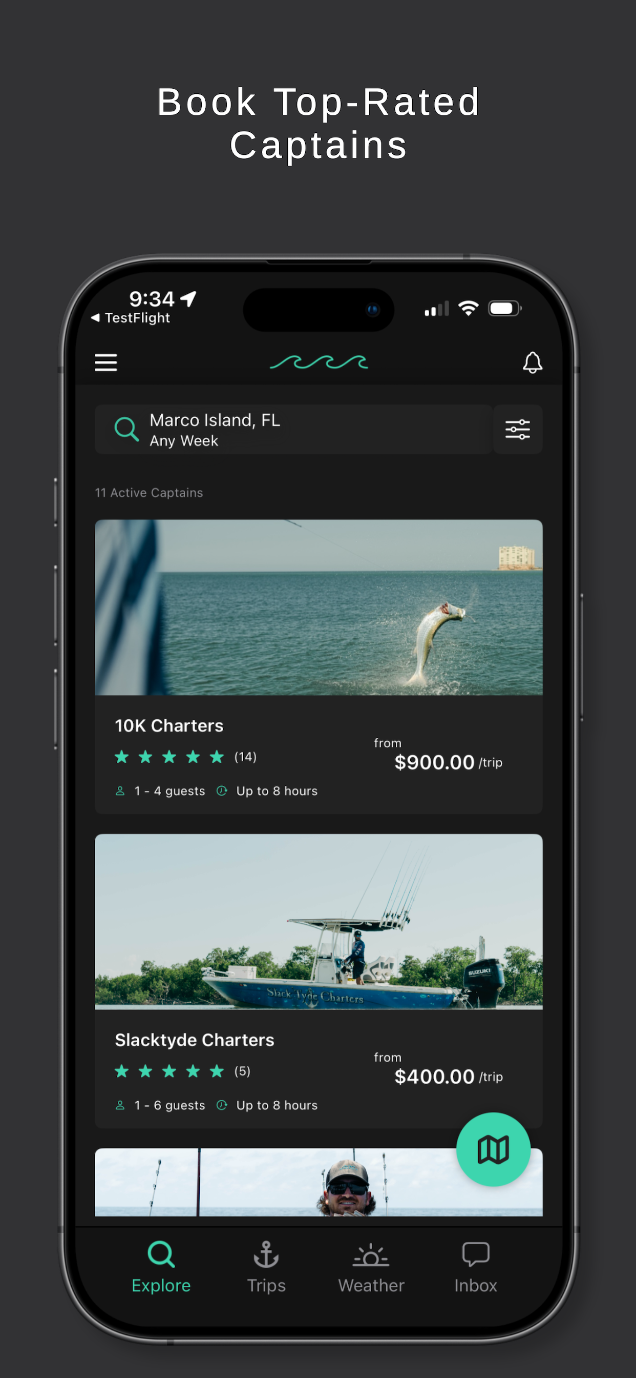 MYCAPTAIN: Book Charters