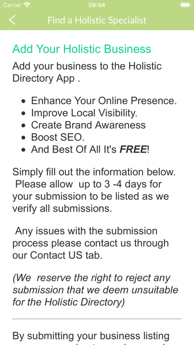The Holistic Directory Screenshot