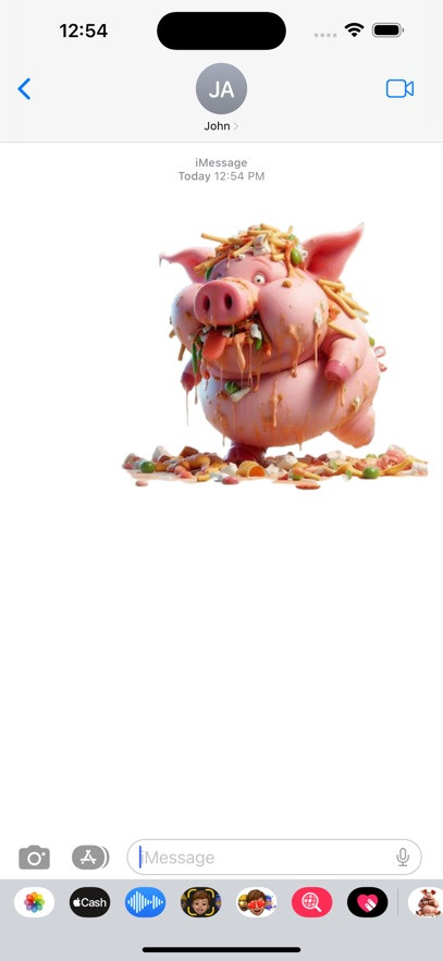 Eat Like a Pig Stickers
