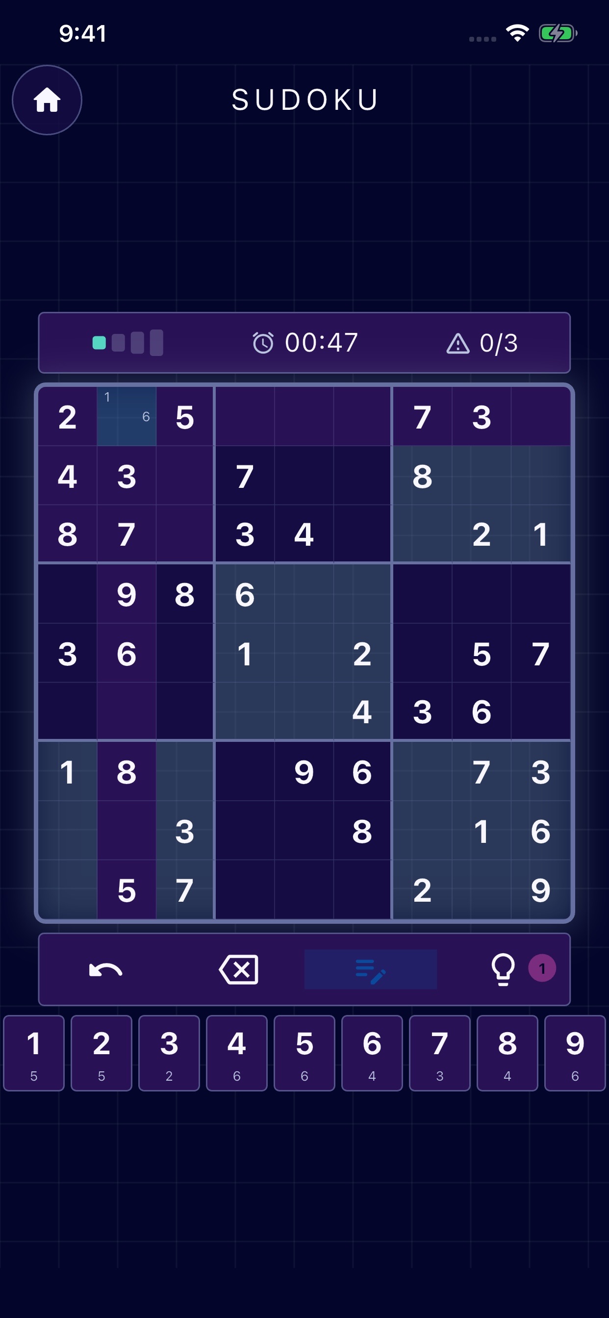 Screenshot 3 of Duskore Sudoku