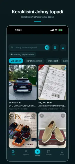 Johny Top — e’lonlar bozori screenshot 1