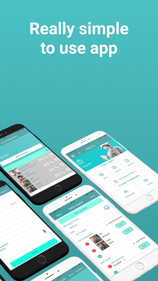 #5. Daily Activity&Time reporting (iOS) Podle: Snappii