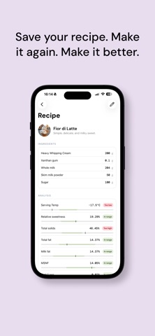 Scoop - Ice Cream Formulation screenshot