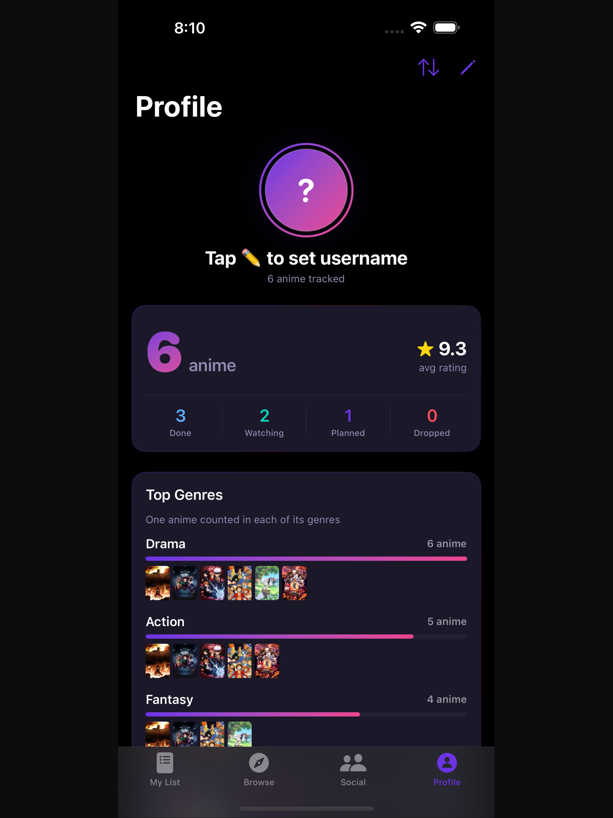 AniTrack: Anime List Tracker screenshot 9