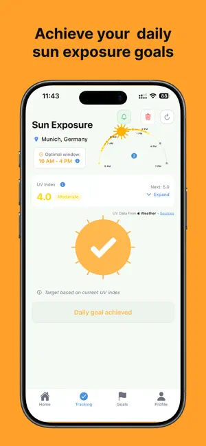 Sky Dose: Vitamin D Tracker screenshot 4