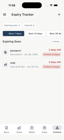 Expiry Tracker: Never Forget screenshot