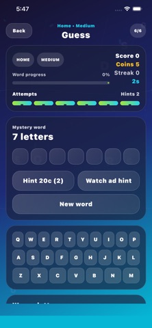 Prime Word Guessing screenshot 3