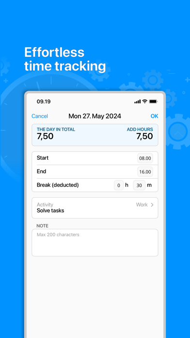 Mileage Book Time Screenshot