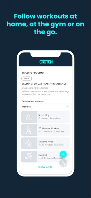 Croton Fitness screenshot 3