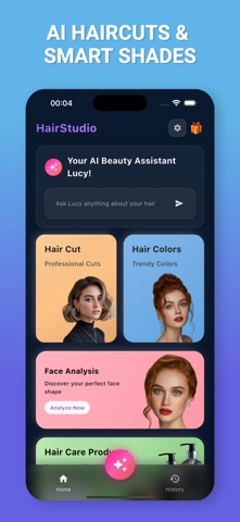 Hair AI & Hairstyle Try On iPhone screenshot