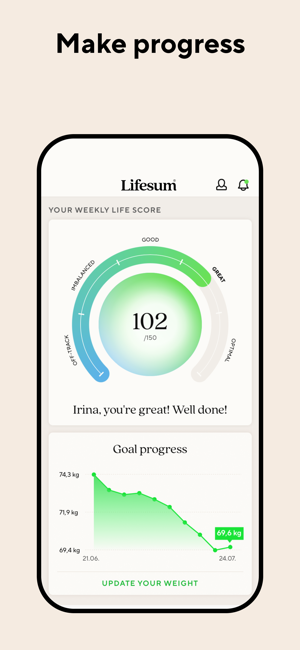 ‎Lifesum Food & Calorie Tracker Screenshot