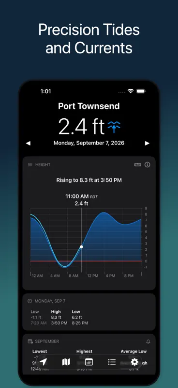 Tides Explorer screenshot 1 of 6