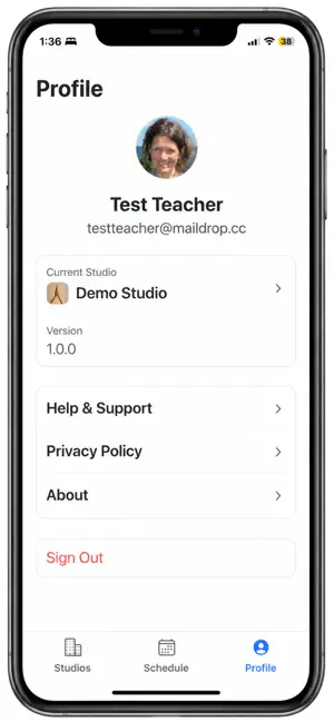 CoreBookings Teachers screenshot 1