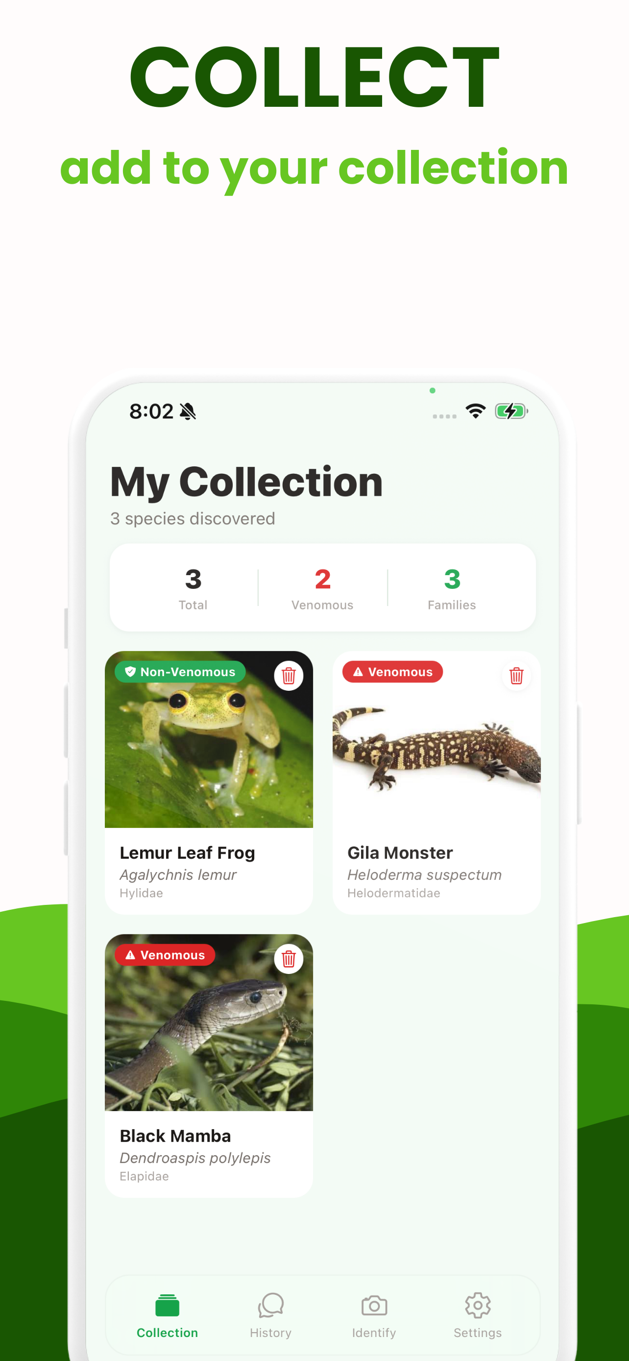 Snake Identifier + Reptile ID