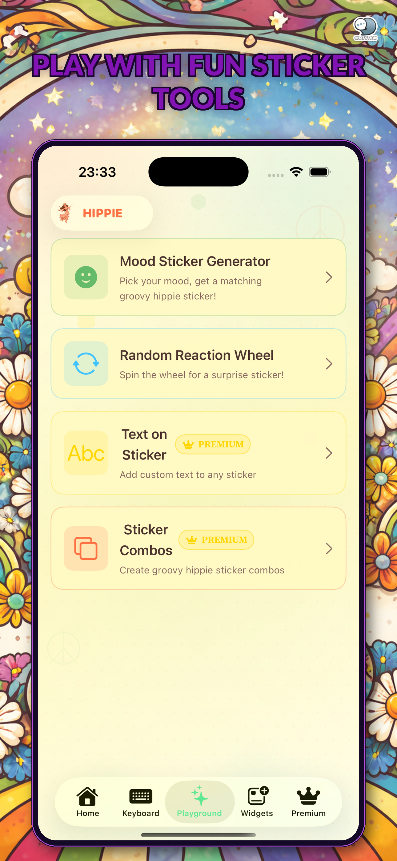 Hippie Emoji Stickers by CS