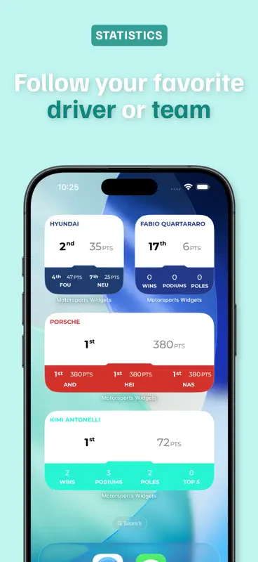 Motorsports Widgets screenshot 6 of 10