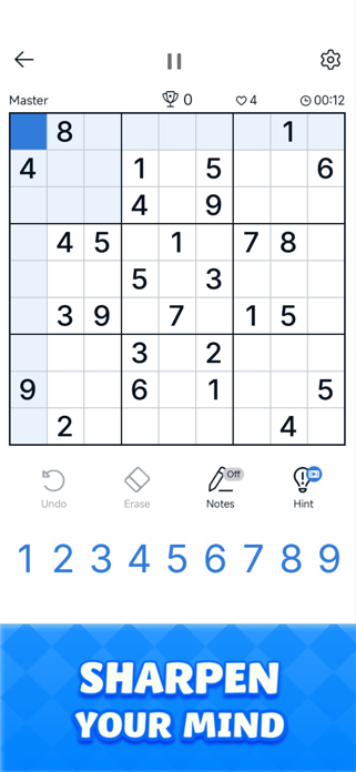 Sudoku Logic Master+ Screenshot 1 of 4