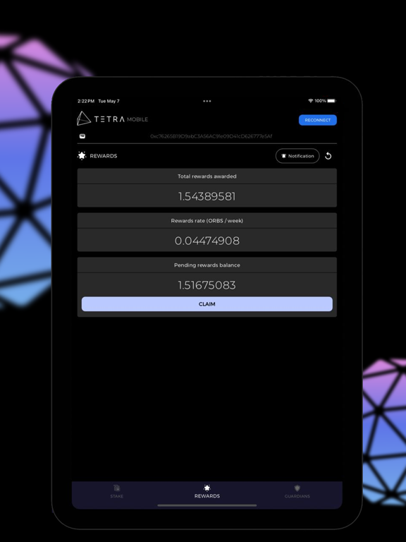 TETRA Mobile iPad screenshot