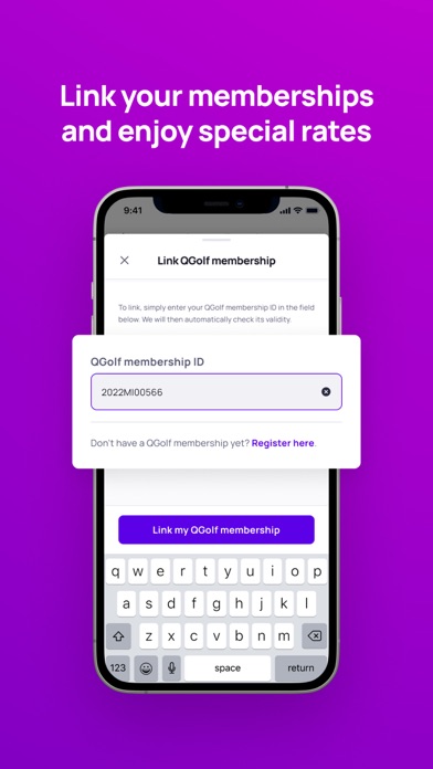 Swing - Golf Booking App Screenshot