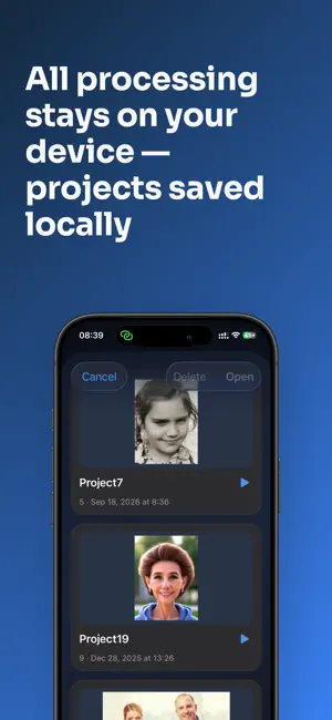 Face Video Morph Animator HD screenshot 4