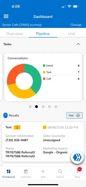 Senior CRM V8 screenshot 1