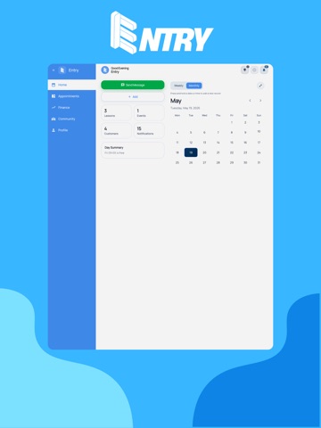Entry: Appointments & Clients iPad screenshot