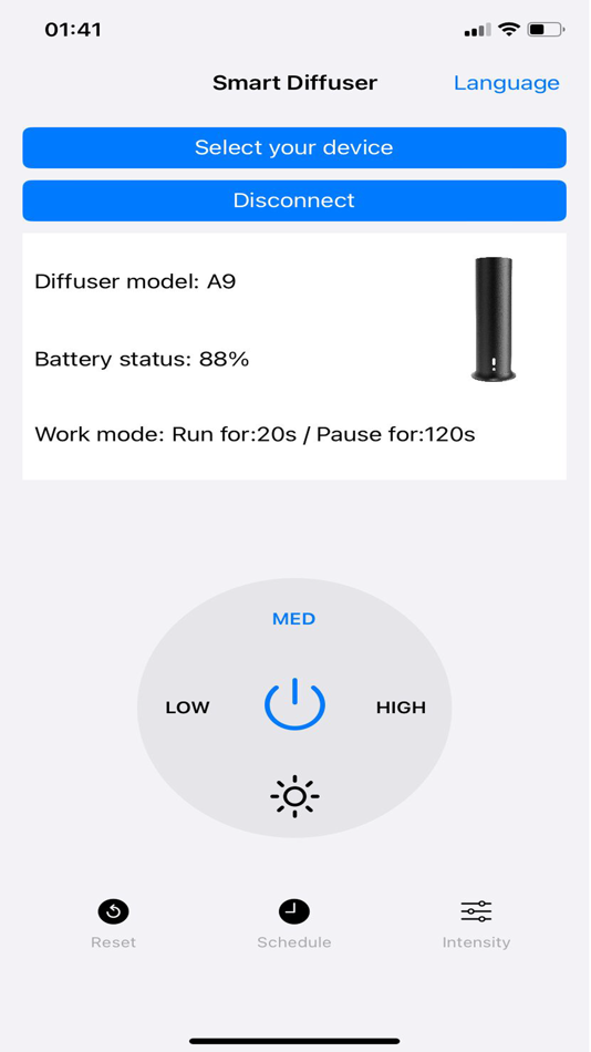 #3. Smart Diffuser (iOS) Bởi: 深圳盛木科技有限公司